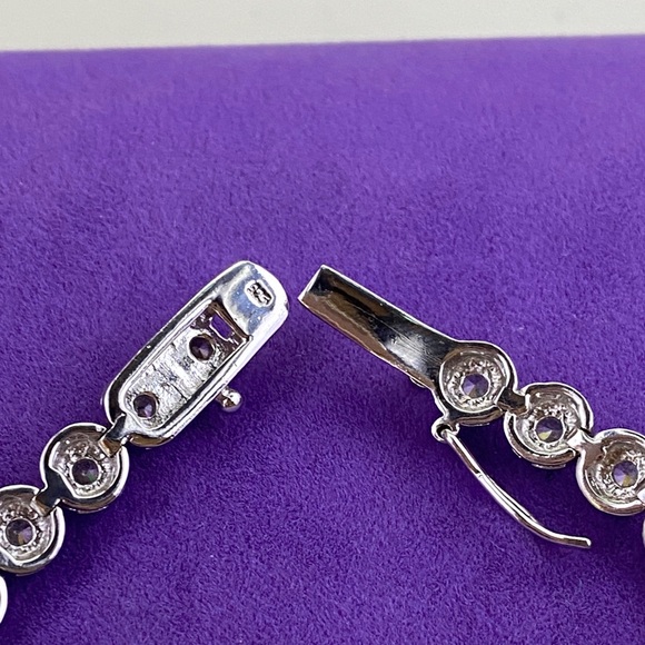 💛 Sterling Silver CZ Tennis Bracelet - Picture 6 of 6